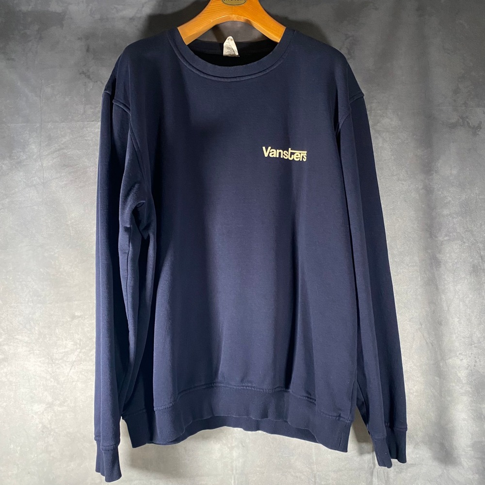 Just‎ Like Hero Vansters Explore The Unseen Navy Blue Sweatshirt Mens XL Graphic